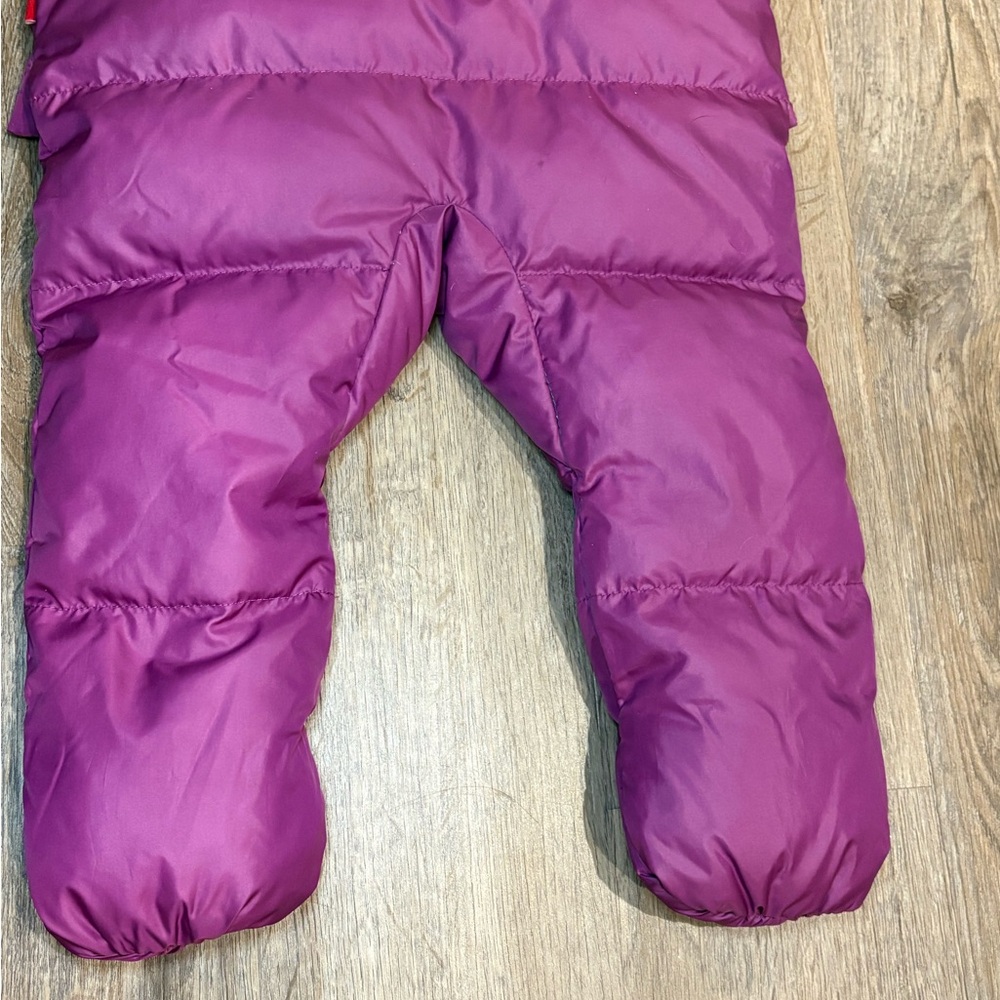 One kid Purple Puffer Snowsuit for infant girl 12/18 months - Picture 6 of 6